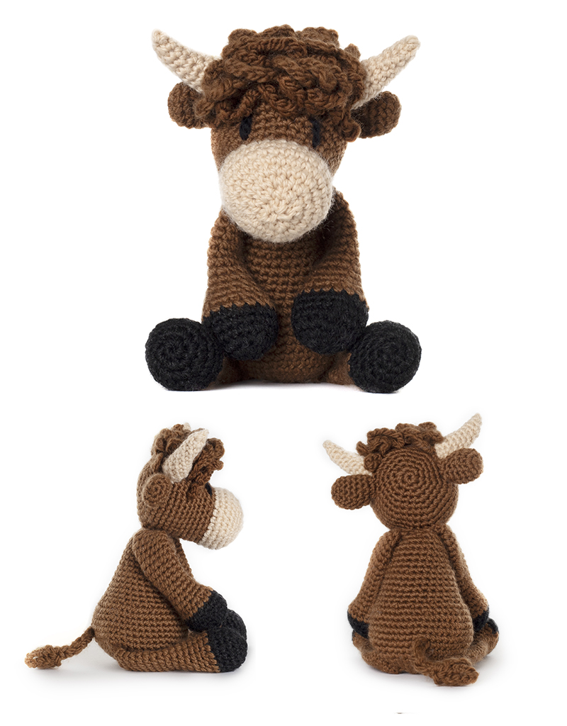toft douglas the highland cow amigurumi crochet pattern